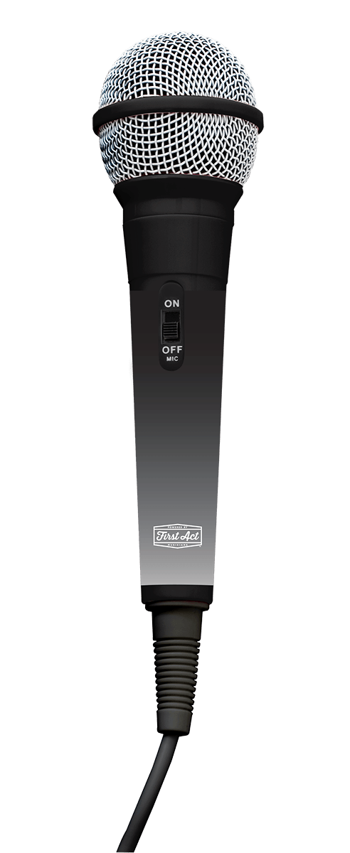 first act 2 classic dynamic vocal microphones first act jazwares